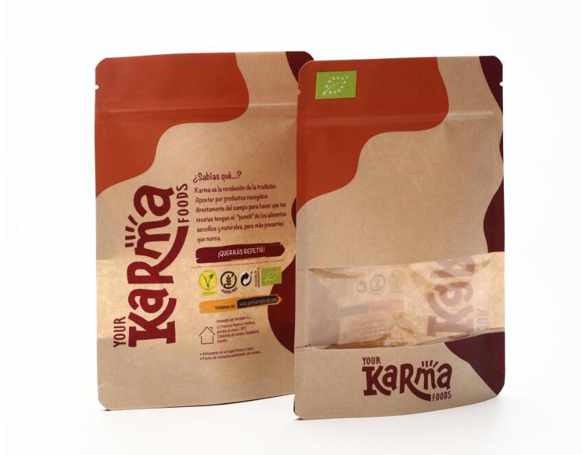 paper pouches with windows