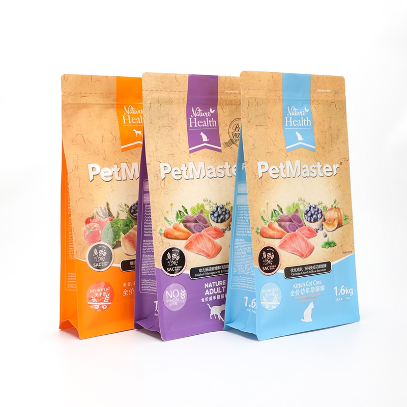 Recyclable Pet Food Stand-Up Pouch with Zipper