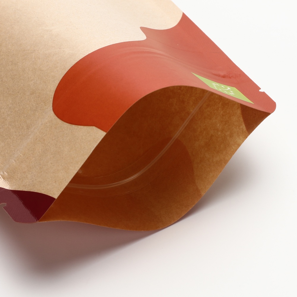 Eco-Friendly Compostable Kraft Stand-Up Pouches